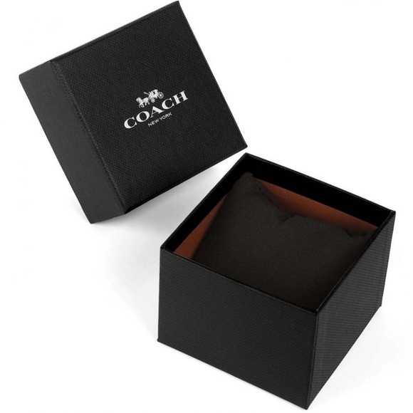 Coach Women's Tatum Fabric and Leather Strap Watch - Picture 6 of 6